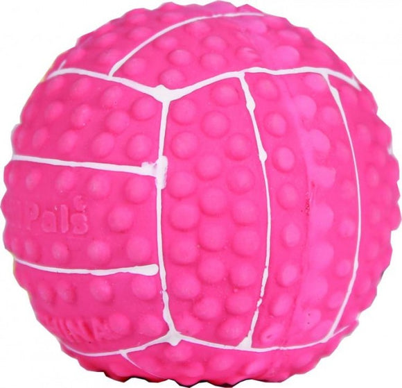 Coastal Lil L Pals Latex Volleyball Dog Toy  2   Pink