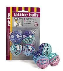 Lattice Balls With Jingle Bells  4 Count