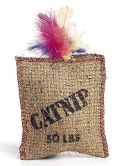 Ethical Pet Jute & Feather Catnip Sack Cat Toy
