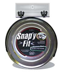 MidWest Homes For Pets Snap y Fit Stainless Steel Bowl  2 qt