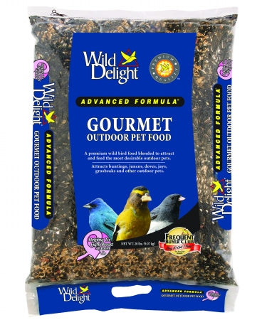 Wild Delight 368200 Birdseed Gourmet Outdoor Pet Food  20-Pound