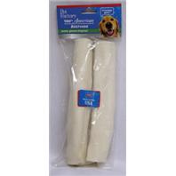 Pet Factory 100% American Beefhide Heavyweight Retriever 12  Roll Chews for Dogs  2 Count