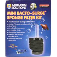Hikari Aquarium Solutions Mini Bacto-Surge Sponge Filter Kit, 10 Gal