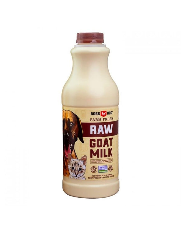Boss Dog Brand Frozen Raw Goat Milk 16 oz