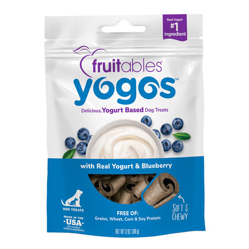Fruitables Yogos Dog Treats 12oz Blueberry