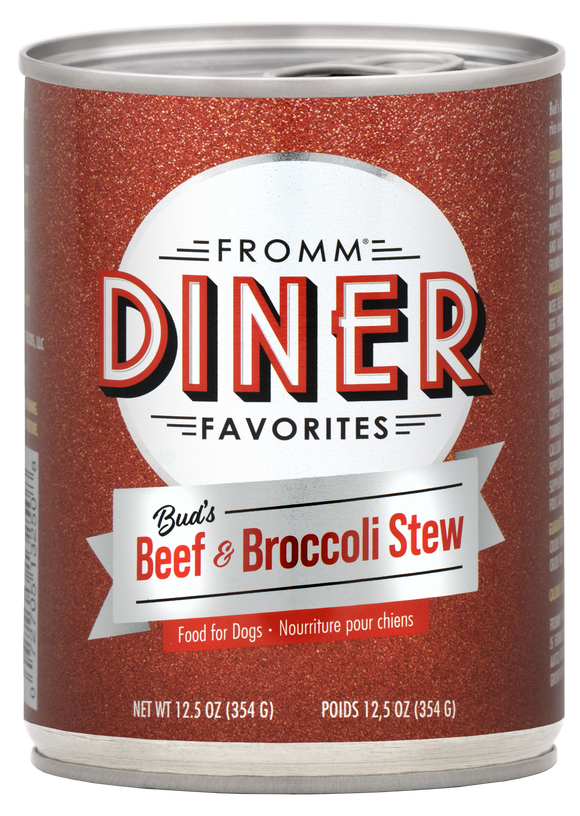 Fromm® Diner Favorites Bud's Beef & Broccoli Stew Food for Dogs 12.5 oz