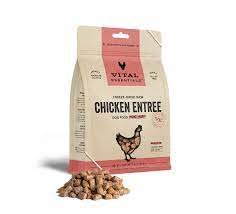 Vital Essentials Entree Chicken Mini Nibs Grain-Free Freeze-Dried Dog Food25oz