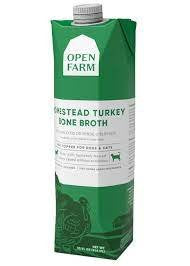 Open Farm Turkey Bone Broth for Dogs/Cats 33.8oz