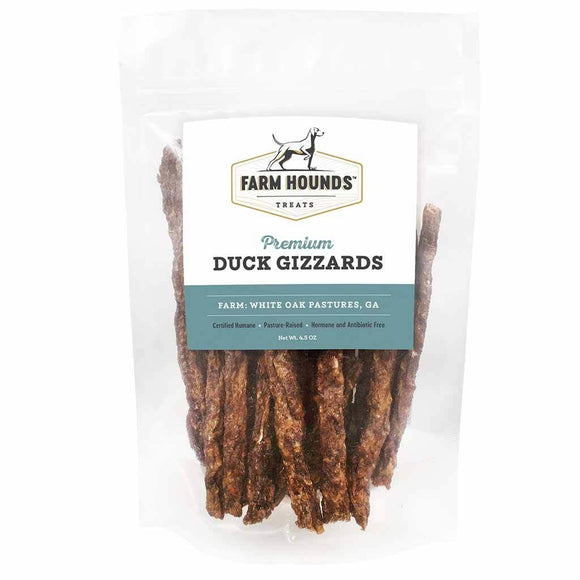 Farm Hounds Duck Gizzard Sticks Dog Treats 4.5oz