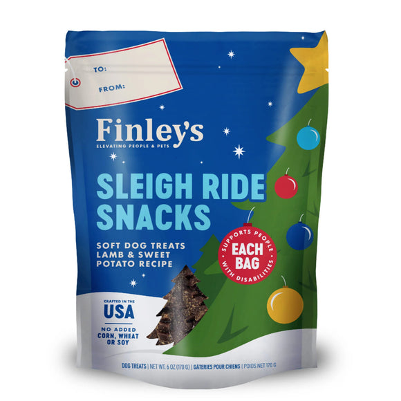 Finley's Sleigh Ride Dog Snacks Lamb & Sweet Potato Recipe 6 oz