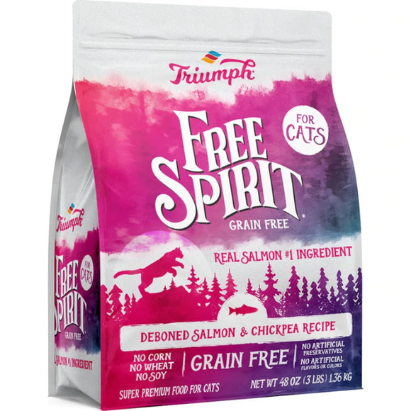 Free Spirit Cat Grain Free Salmon and Chickpea 3 lb.