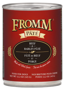 Fromm Beef & Barley Pâté Food for Dogs 12.2 oz
