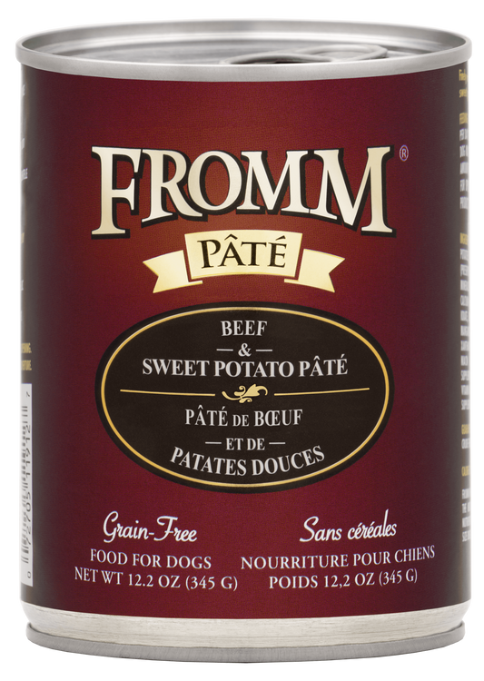 Fromm Beef & Sweet Potato Pâté Food for Dogs 12.2 oz