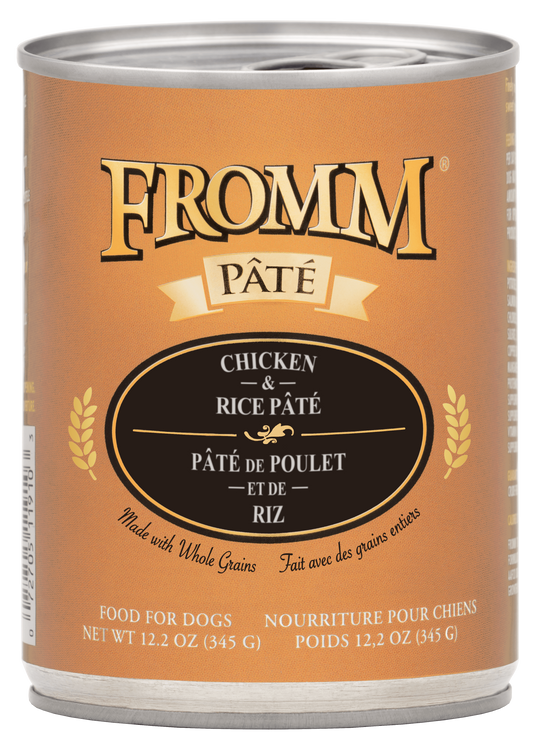 Fromm Chicken & Rice Pâté Food for Dogs 12.2 oz