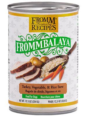 Fromm Family Recipes Frommbalaya® Turkey, Vegetable, & Rice Stew Food for Dogs 12.5 oz
