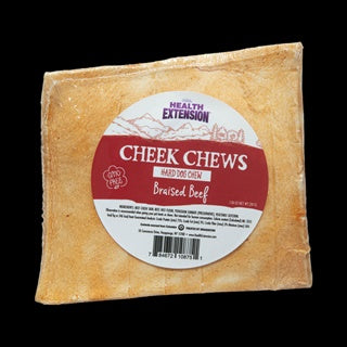 Health Extension Natural Cheek Chew Hard Dog Chew, Beef