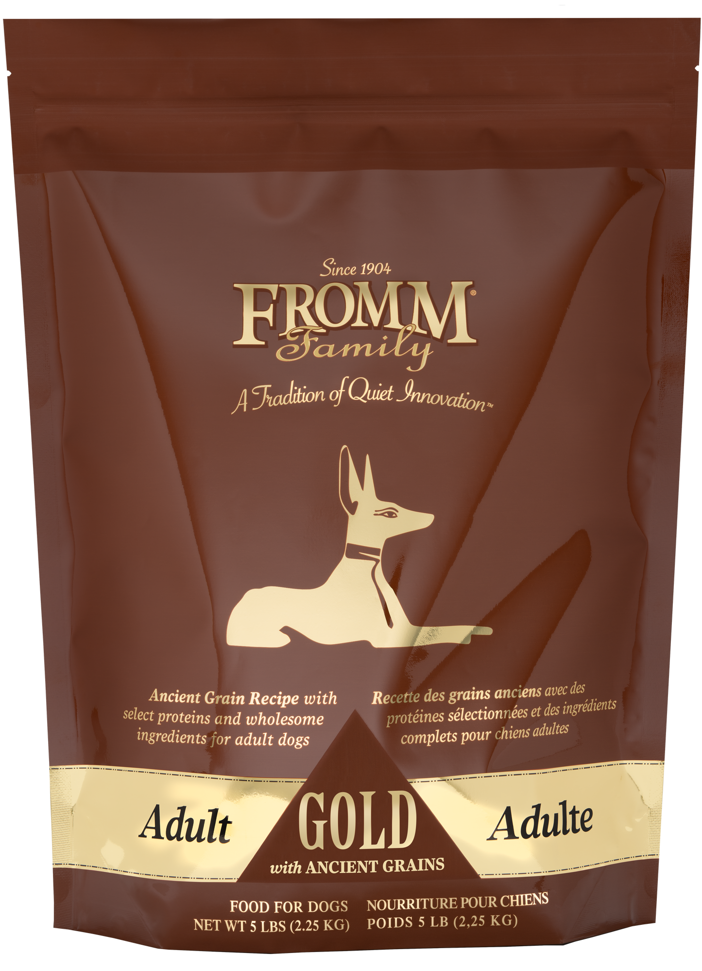 Fromm Family Adult Gold with Ancient Grains Food for Dogs 5 lb