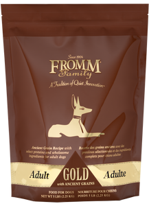 Fromm Family Adult Gold with Ancient Grains Food for Dogs 5 lb