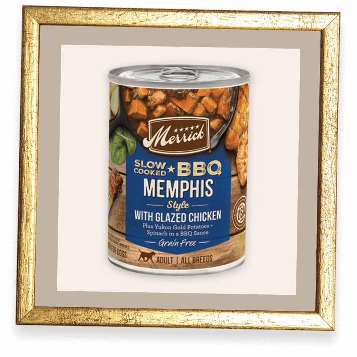 Merrick 12.7oz Slow-Cooked BBQ Memphis Style with Glazed Chicken