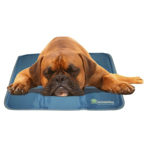 The Green Pet Shop Dog Cooling Mat Blue Large