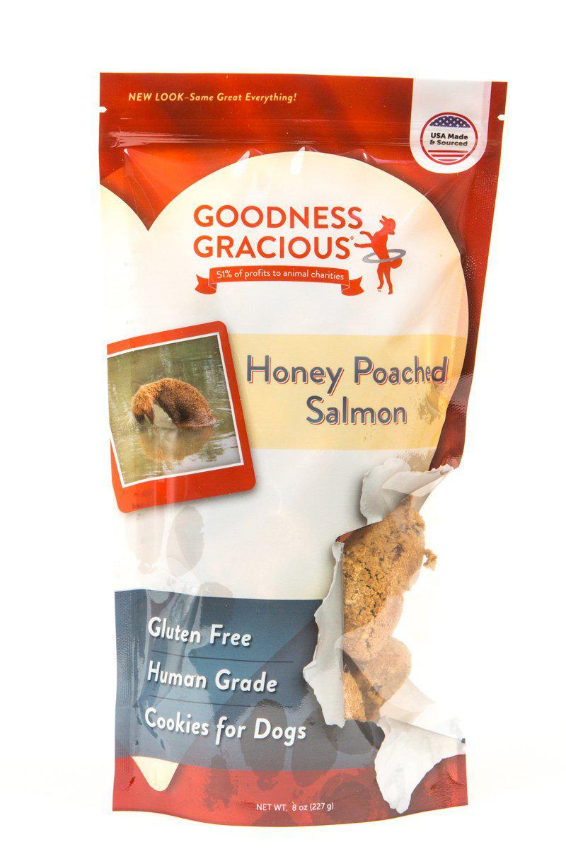 Goodness Gracious Dog Cookies Poached Salmon 8oz