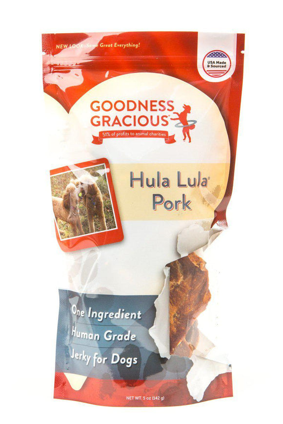 Goodness Gracious Dog Treats Hula Lula Pork 5oz