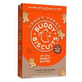 Cloud Star Buddy Biscuits Teeny Crunchy Dog Treats, Peanut Butter, 8 oz. Box