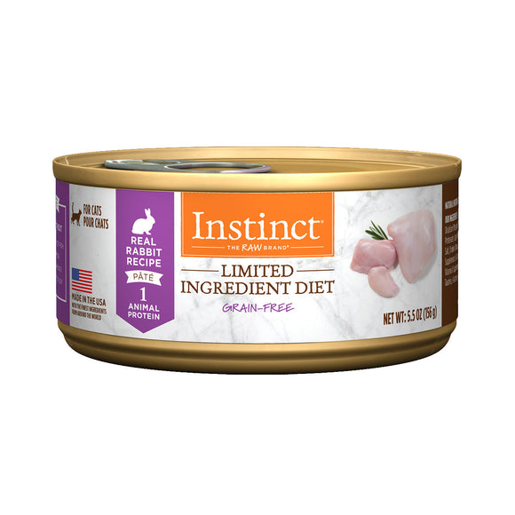 Instinct Limited Ingredient Wet Cat Food, Limited Ingredient Diet Natural Grain