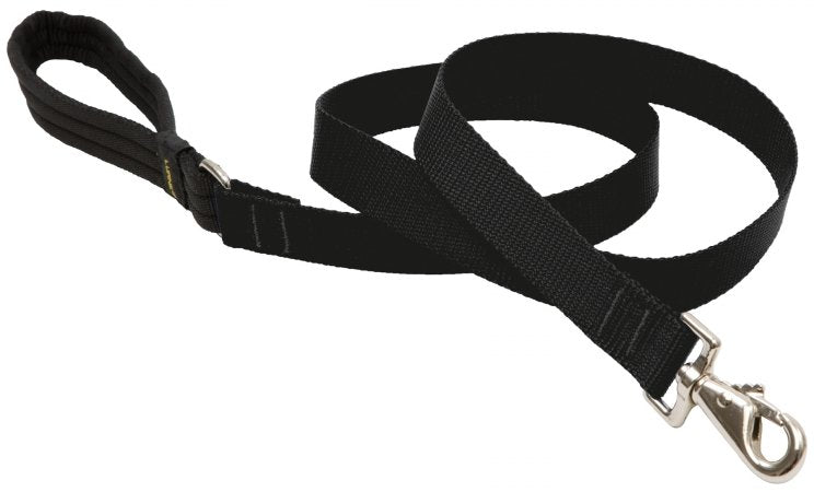 Lupine Collars and Leads 27559 1  x 6  Black Dog Lead