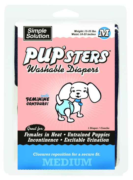 Simple Solution Washable Female Dog Diaper Medium