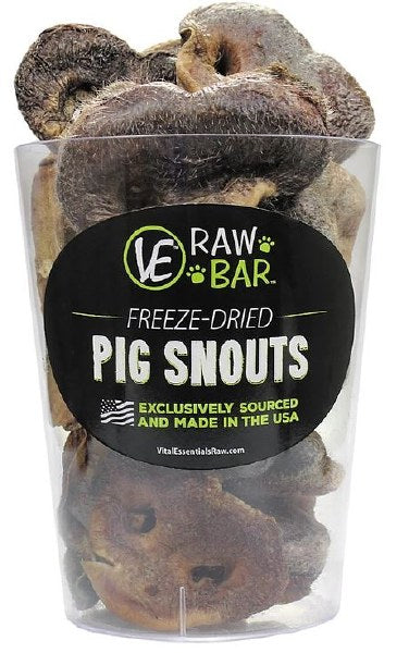 Vital Essentials Raw Bar Freezedried Pig Snouts