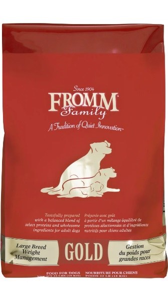 Fromm Family Large Breed Weight Management Gold Food for Dogs 30 lb