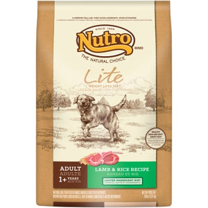 NUTRO NATURAL CHOICE Adult Healthy Weight Dry Dog Food  Lamb & Brown Rice Recipe Dog Kibble  30 lb. Bag
