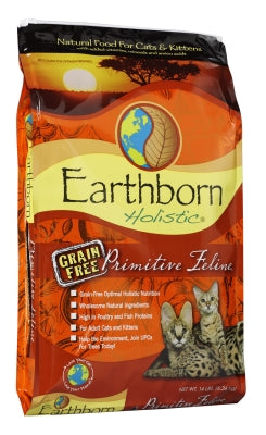 Earthborn Holistic Grain-Free Primitive Feline Natural Dry Cat Food, 14 lb