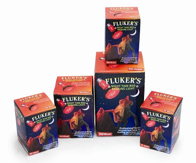 Fluker's Night Time Red Basking Spotlight, 75 Watt