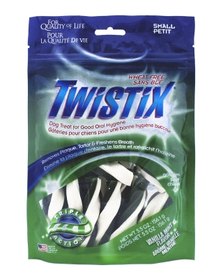 Twistix Dental Treats Dog Vanilla Mint LARGE 5.5 oz