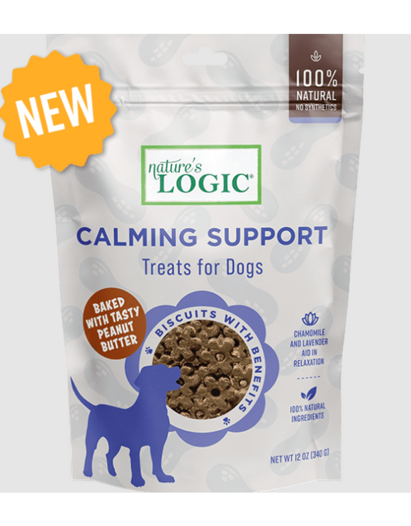 Nature's Logic Functional Dog Treats Calming Support 12oz