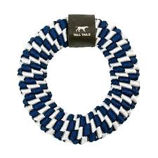 Tall Tails Braided Ring 6 in - Navy/White