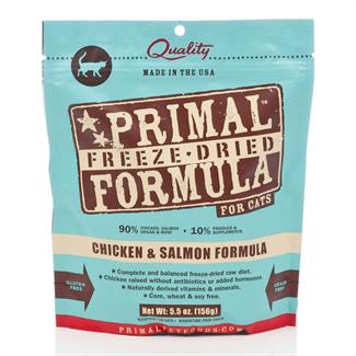 Primal Freeze-Dried Formula, Chicken & Salmon Cat Food, 5.5 oz