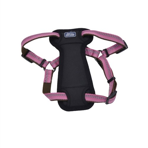 K9 Explorer Reflective Dog Harness Large Rosebud