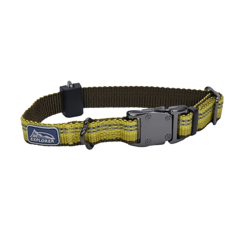 Coastal Pet Products 76484364334 K9 Explorer 0.62 in. Adjustable Collar, Goldenrod Yellow - 10 - 14 in.