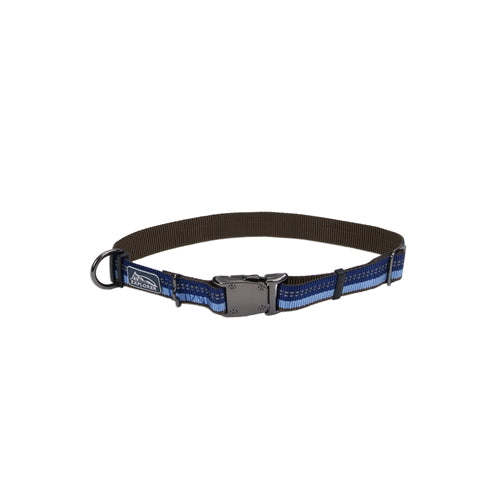 Coastal Pet K9 Explorer Reflective Adjustable Dog Collar Sapphire 10-14 L x 5/8 W