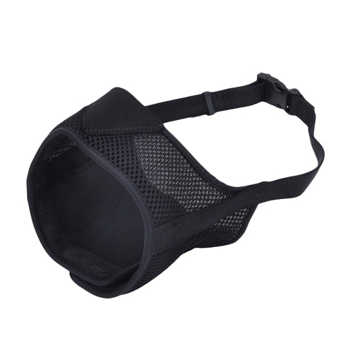 Best Fit Adjustable Comfort Dog Muzzle-Black, Snout Size 8.25-10.5