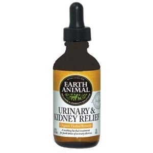 Earth Animal Urinary & Kidney Relief Organic Herbal Dog & Cat Supplement, 2 Fl Oz