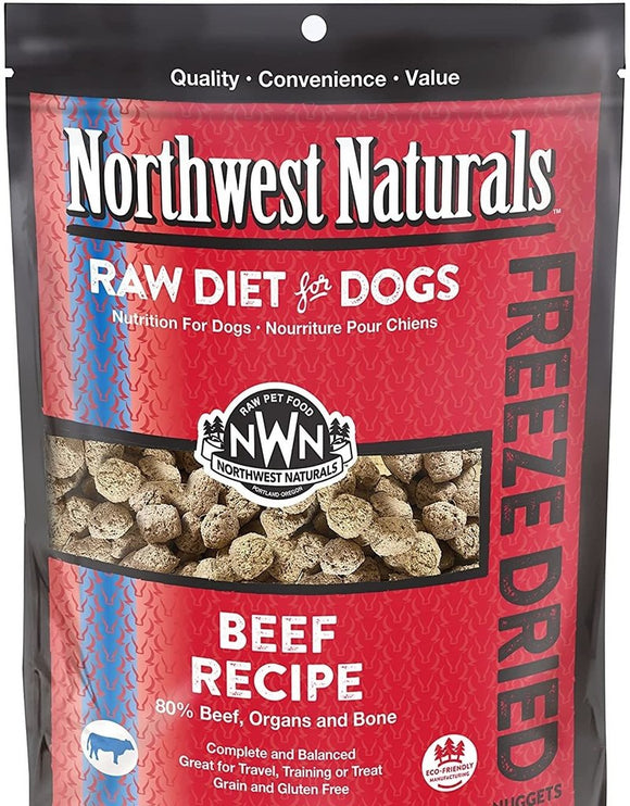 Northwest Naturals Freeze Dried Dog Nuggets Beef 25 oz