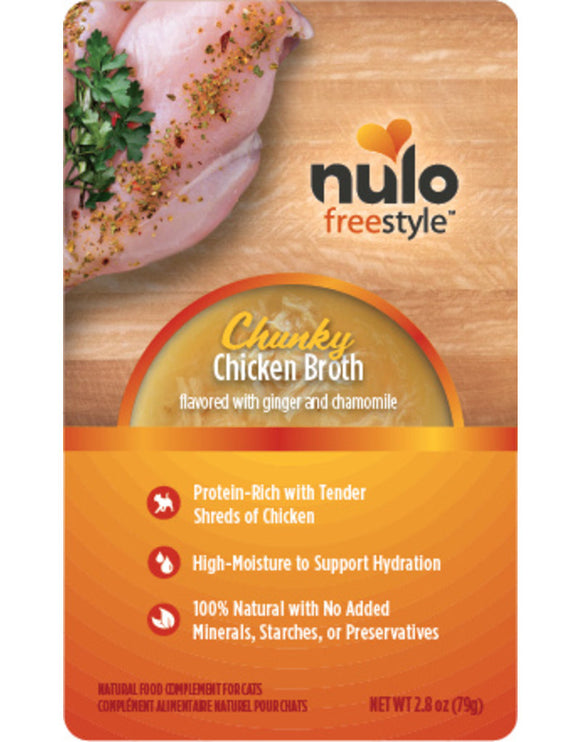 Nulo Freestyle 2.8oz Cat Food Chunky Chicken Broth