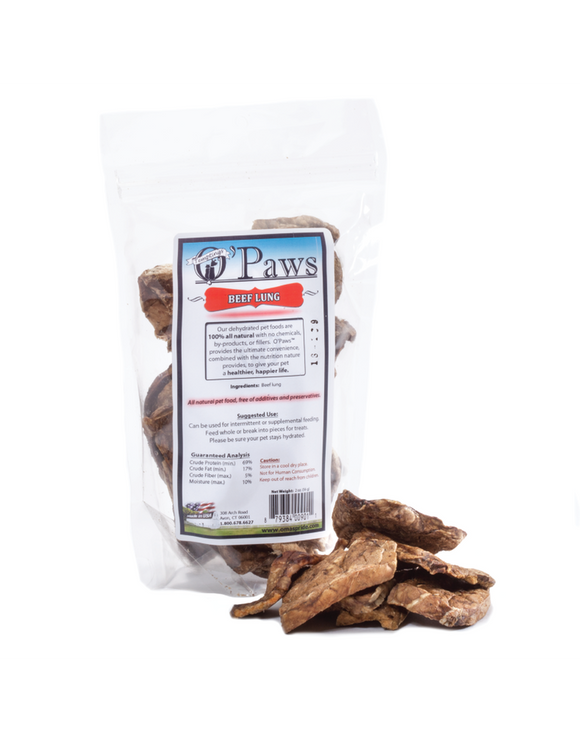 Oma's Pride Freeze Dried Beef Lung Chips 2 oz