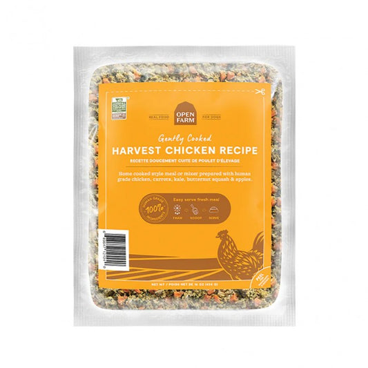 Open Farm Frozen Gently Cooked Harvest Chicken Recipe 6lb