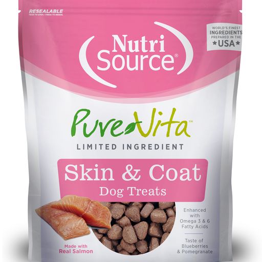 Pure Vita Skin and Coat Dog Treats 6oz