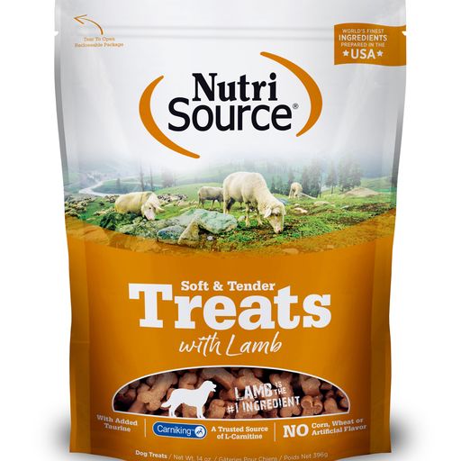 NutriSource Soft & Tender Lamb Treats Dry Dog Treat14 oz